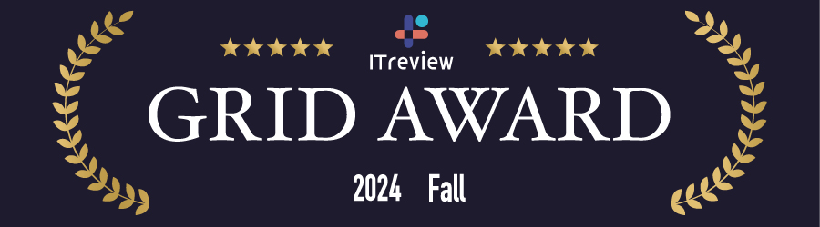 ITreview Grid Award 2024 Fall 受賞